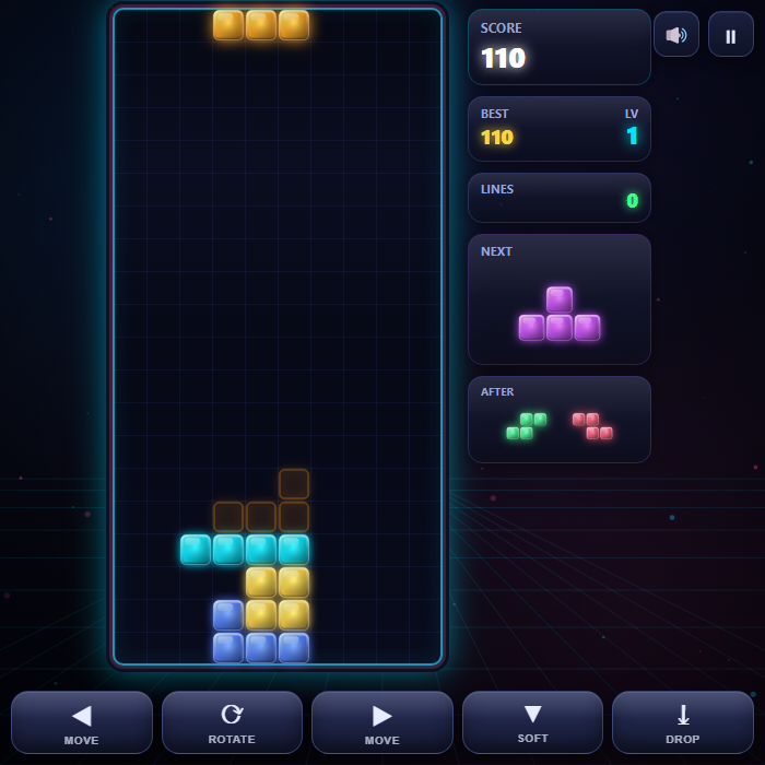 Block Drop gameplay screenshot