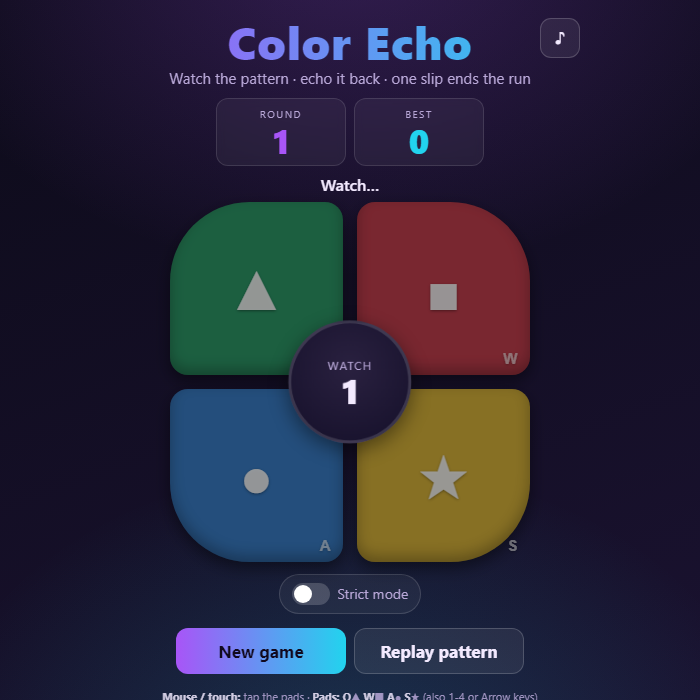Color Echo gameplay screenshot