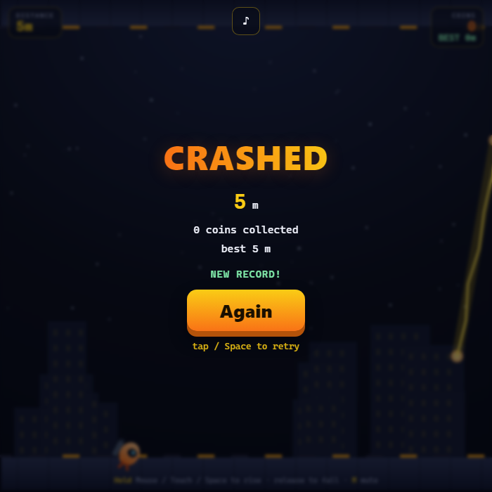 Jetpack Dash gameplay screenshot