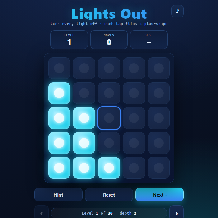 Lights Out gameplay screenshot