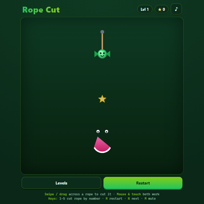 Rope Cut gameplay screenshot