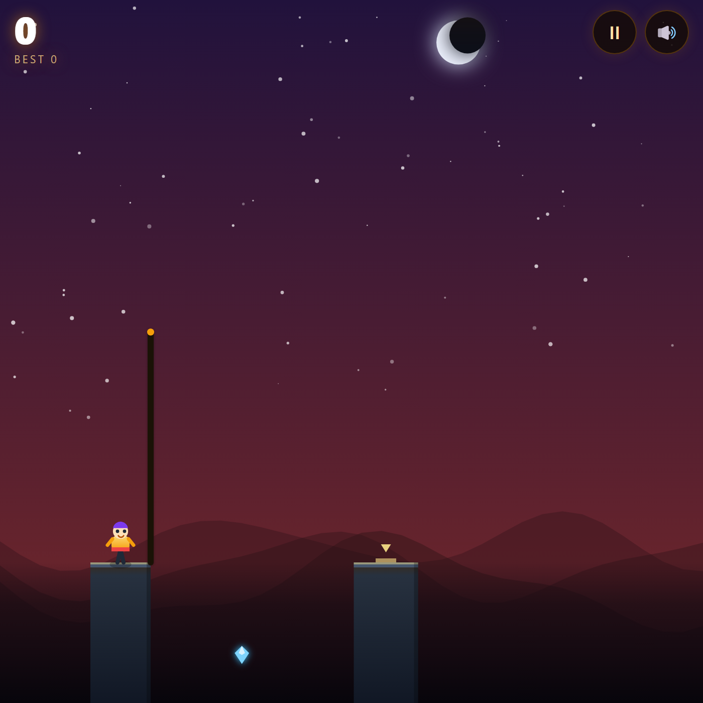 Stick Hero gameplay screenshot